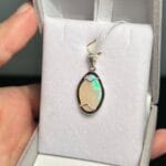 Pingente em Prata 950 e Opala extra natural