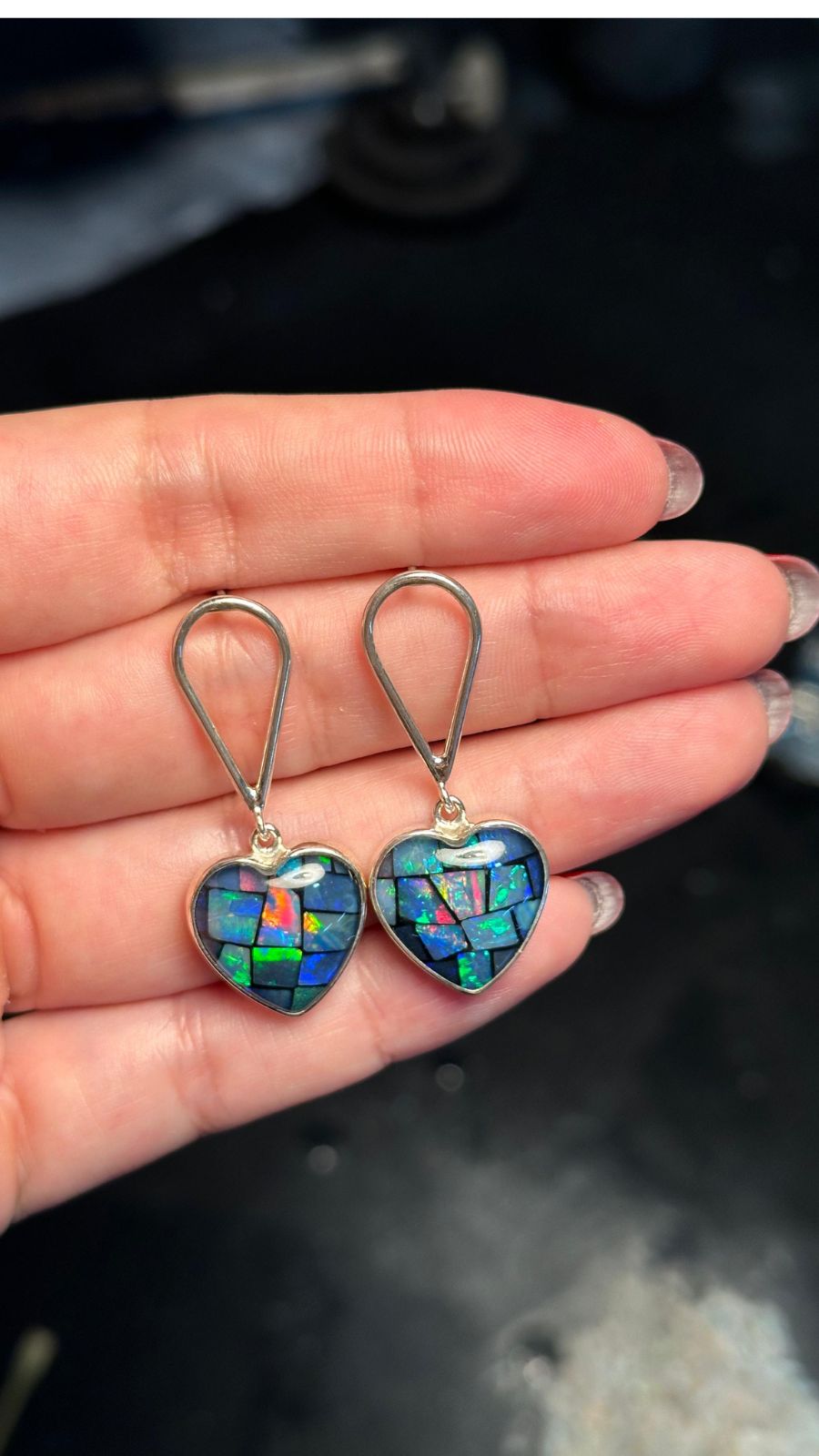 Max brinco em opala e prata 950